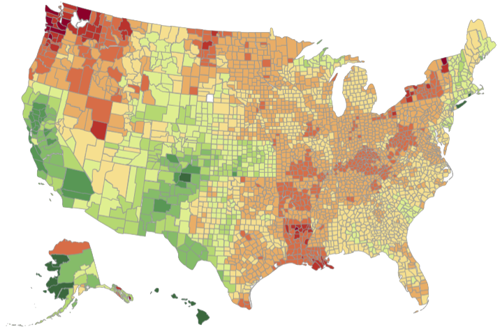 Nationwide Zip Code Map